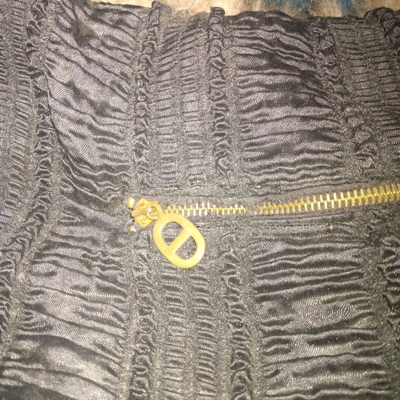 ❤️Vintage CHRISTIAN DIOR Fur Hand Warmer Plus Zip Compartment - Picture 6 of 8